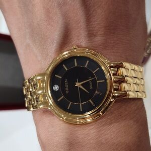 Gruen Women's Watch with Genuine Diamond